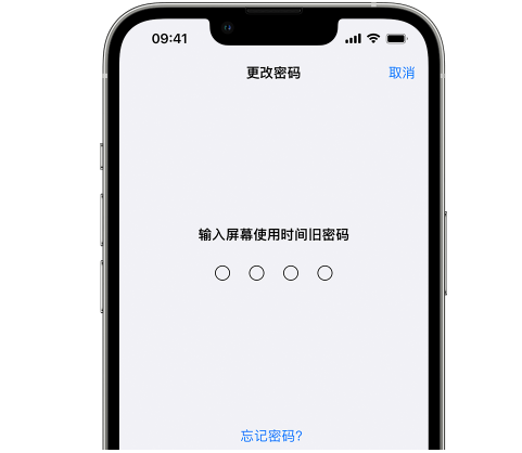 淮滨iPhone屏幕维修分享iPhone屏幕使用时间密码忘记了怎么办 