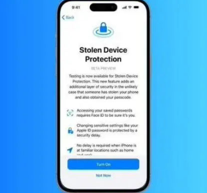 淮滨苹果授权维修店分享被盗设备保护功能开启方法
