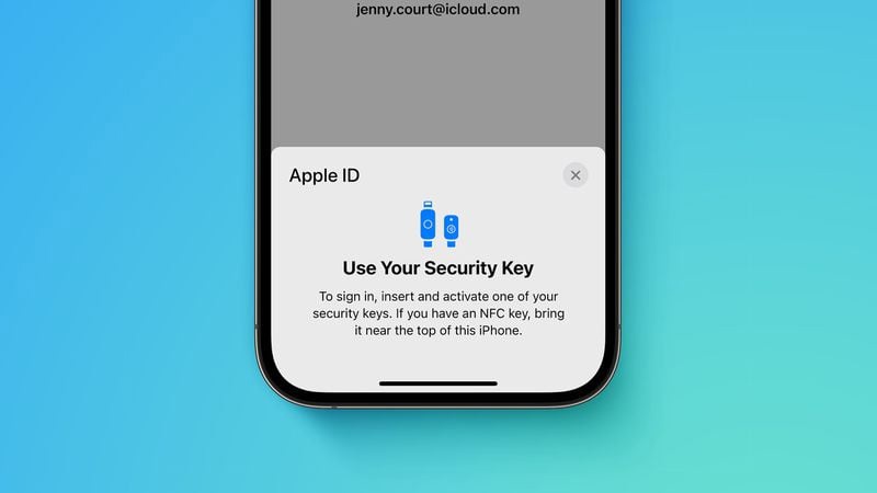 淮滨苹果手机维修分享iOS 16.3 新增的 Apple ID 的安全密钥有什么功能 